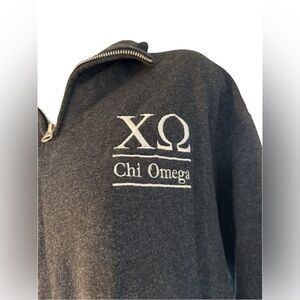 Excellent Condition Chi Omega Quarter Zip Medium